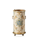 饰落地摆件 奢华别墅客厅软装 法式 手绘伞桶伞架欧洲复古典皇室美式