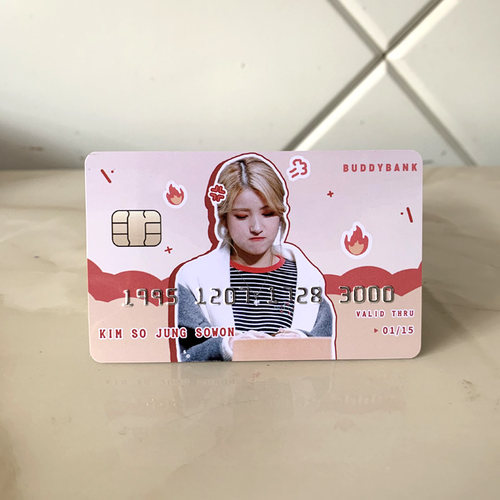 爱豆明星凸码PVC应援卡定制潮流