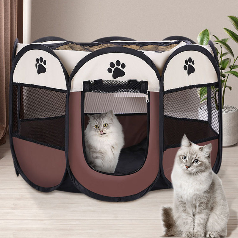 折叠宠物围栏八角笼猫咪产房帐篷