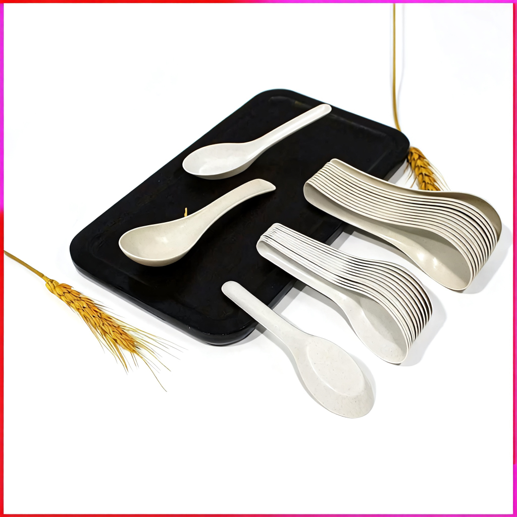 可降解一次性勺子商用餐饮整袋带包装食用级别汤勺餐勺加厚不易断