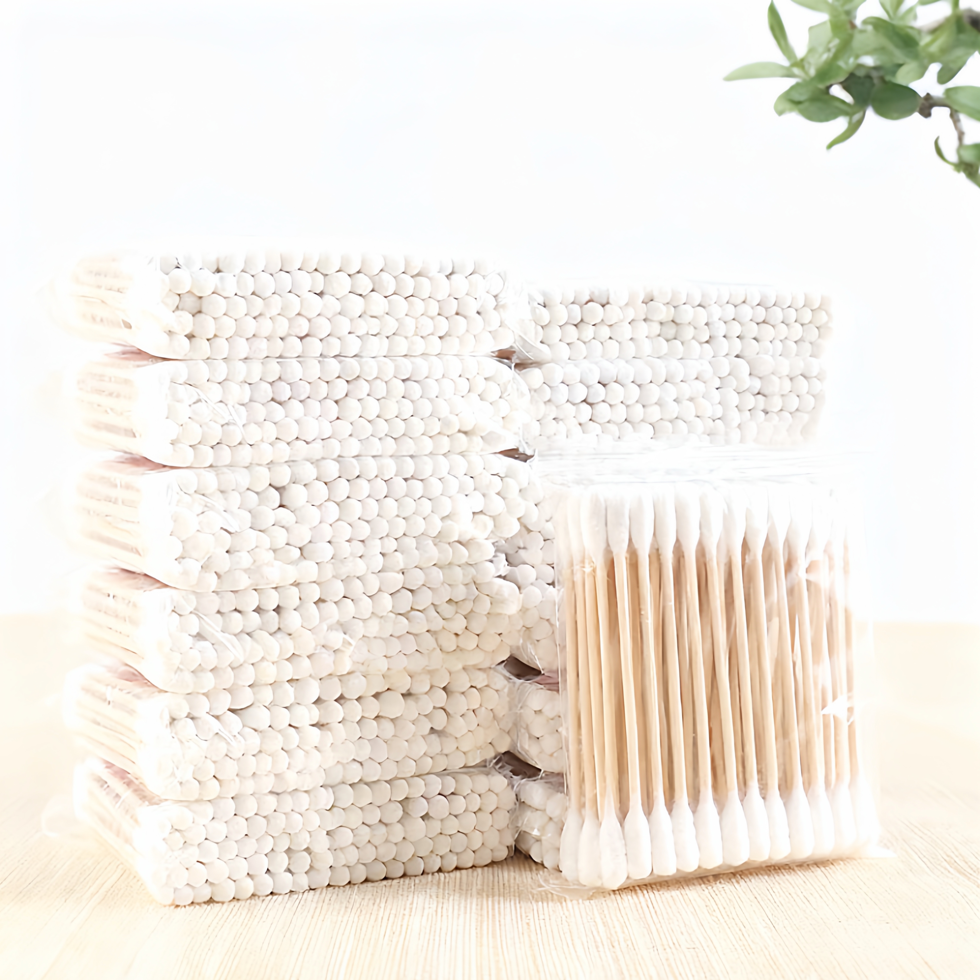 一次性双头竹木棒棉签可袋装盒装可选坚韧不易断实用性价比高