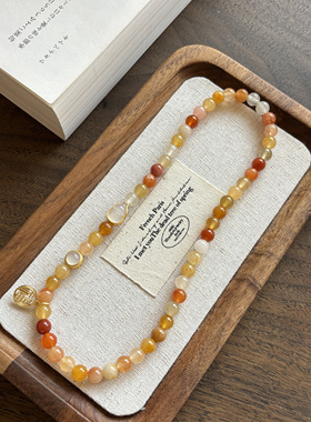 金丝玉搭配沙金福牌葫芦弹力手链