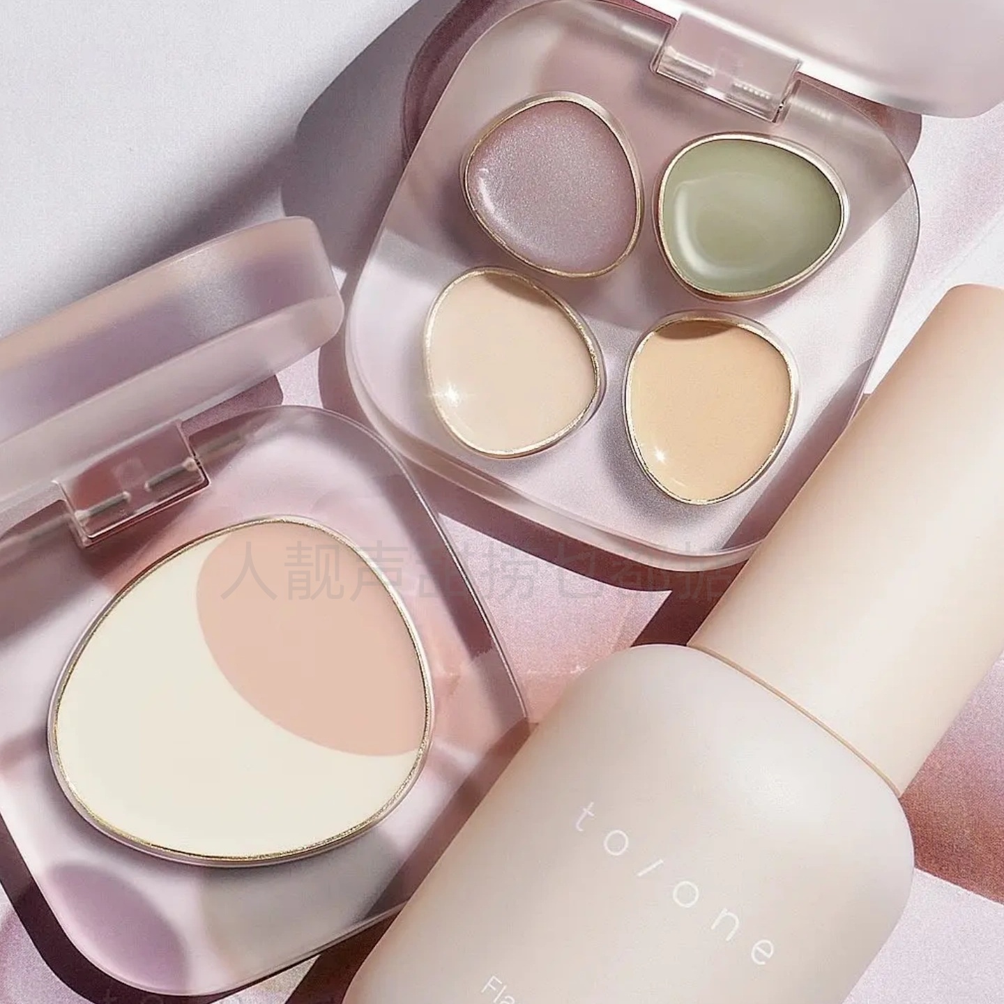 日本代toone遮瑕橘色眼部遮瑕眼影强力巨遮瑕遮瑕膏房里遮瑕02新