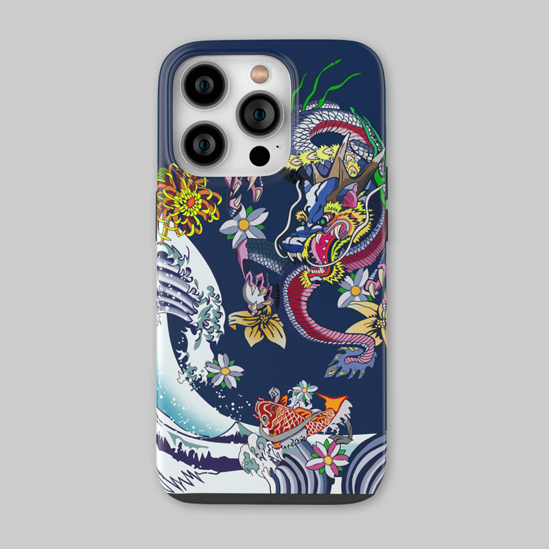 东瀛龙RX-7X摩托车XD头盔手机壳双层适用iPhone17air16plus苹果15pro14promax13 机车手机保护套 韩国菲林