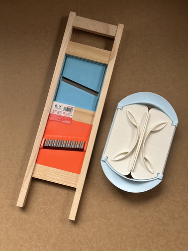 龙江土豆网格切片机土豆波浪刀薯格切片器蔬菜木擦子切片器多功能