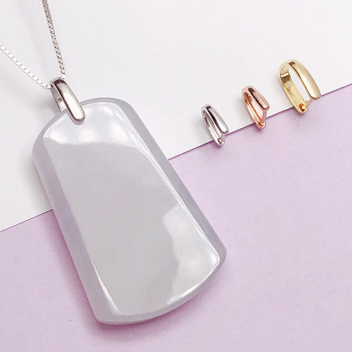 厚款吊坠男女款夹扣925纯银配件