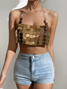 亚克力吊带背心女Y20614 性感时尚 2023欧美跨境新品 亚马逊爆款