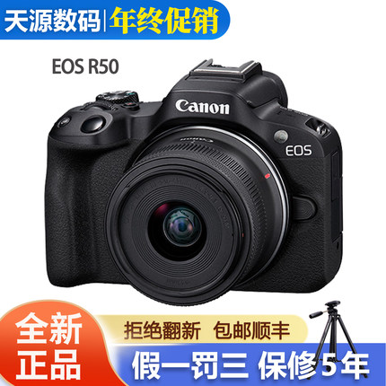 全新Canon/佳能EOS R50套机R50微单入门级学生照相机旅游直播r50