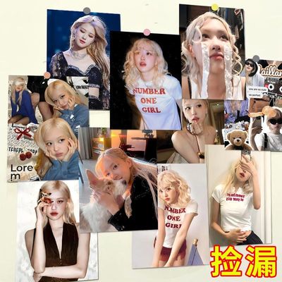 60张朴彩英ROSE海报墙贴全新blackpink周边装饰宿舍卧室壁纸贴墙