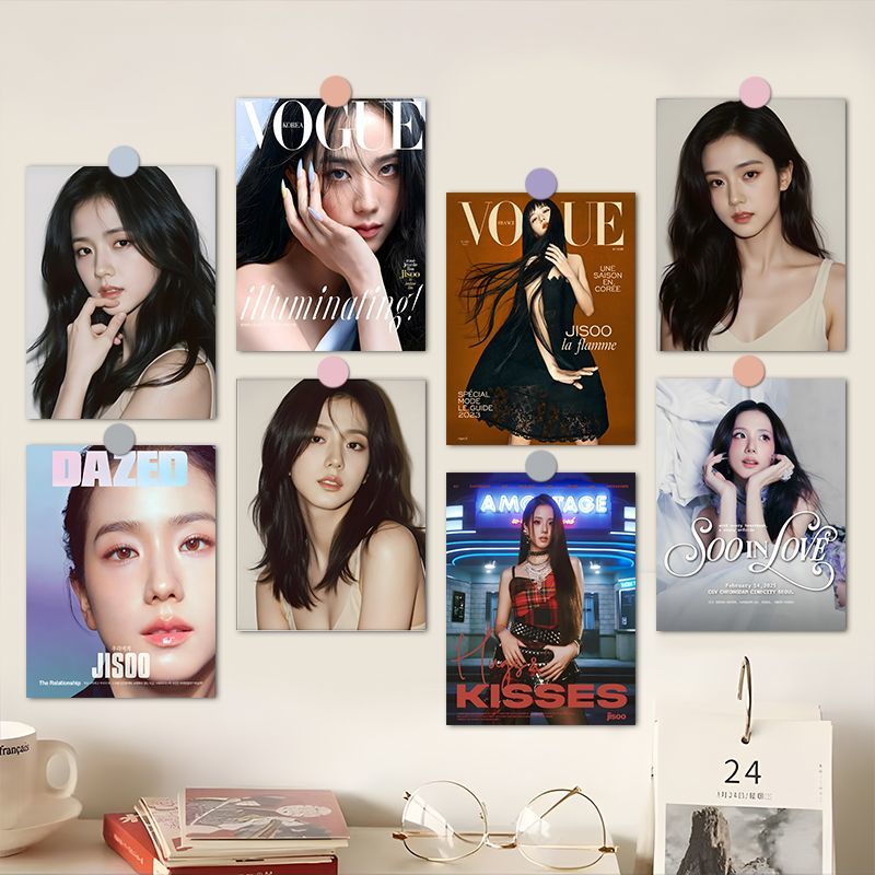 60张jisoo金智秀海报杂志封面高清blackpink周边房间墙上装饰墙贴
