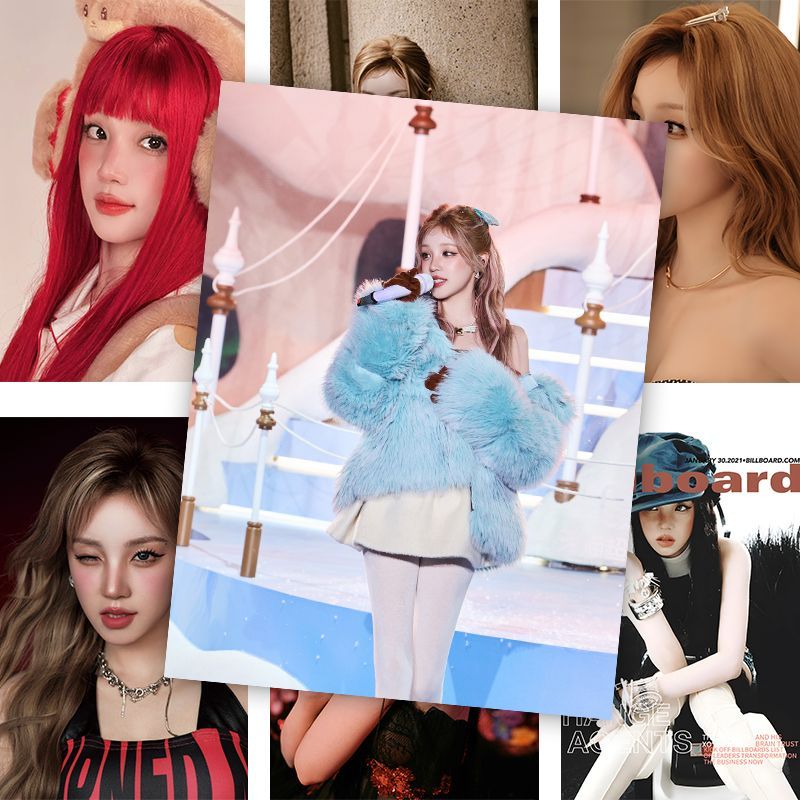 60张宋雨琦海报高清写真gidle女娃周边应援照片宿舍房间装饰墙贴