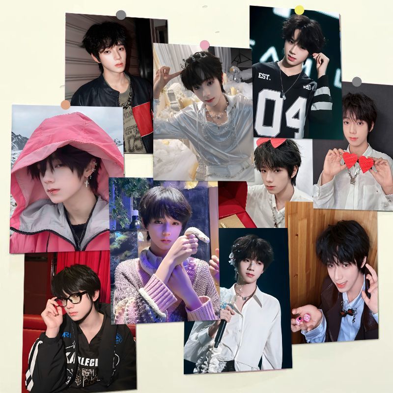 60张王橹杰海报TF家族四代周边房间宿舍墙上装饰贴墙壁纸背景墙贴