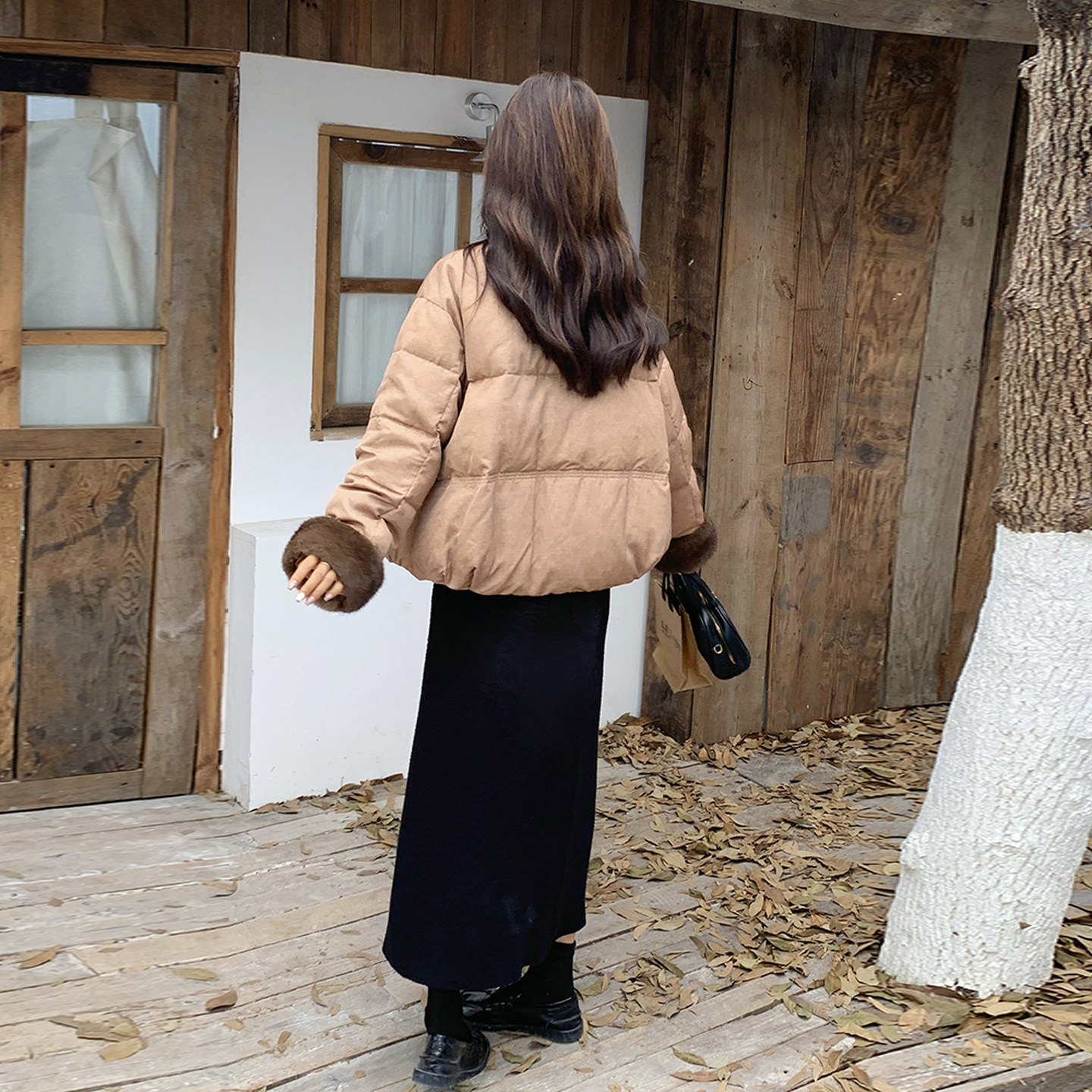 【新款】90绒现货复古贵气拼接羽绒服297-1941-P285-K418,商品下架区,艾艾淮淮
