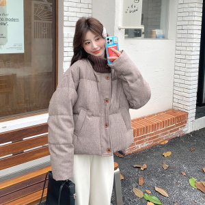 现货 90绒  针织拼接羽绒服297-1089-P255-K378图片