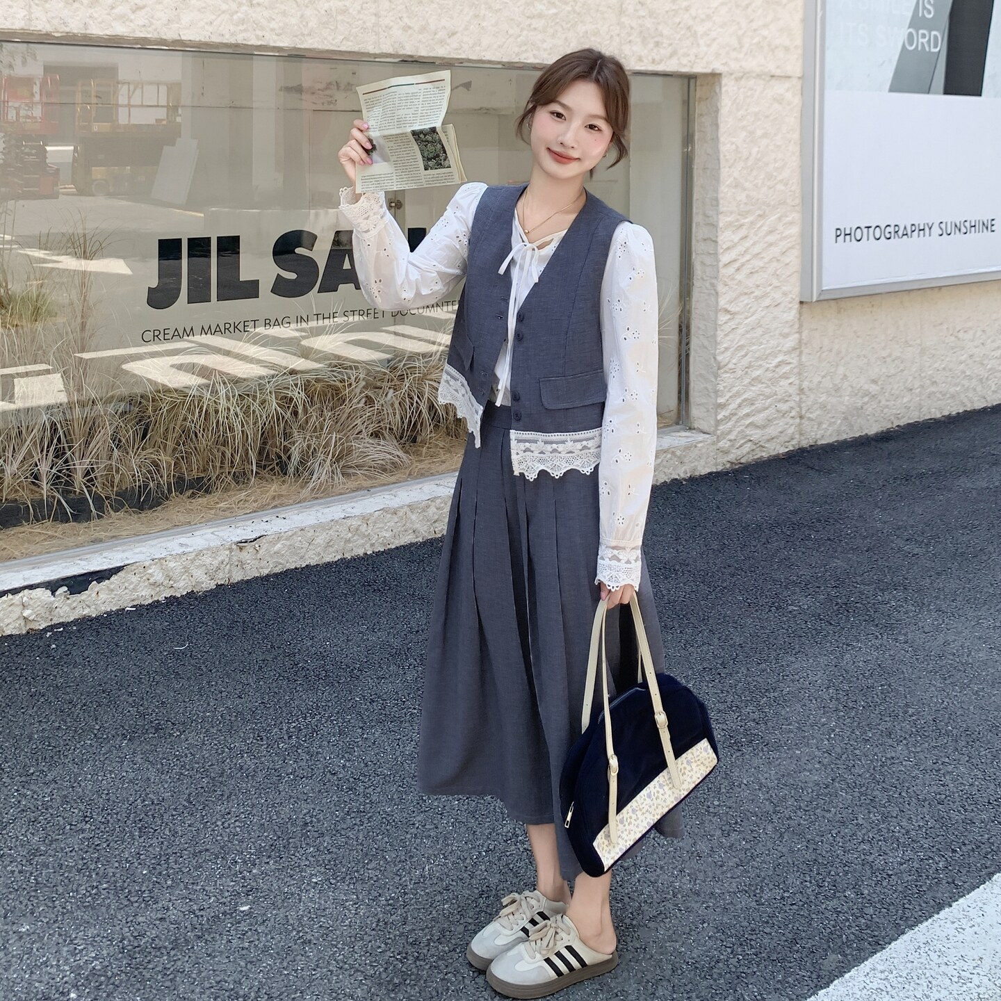 现货蕾丝拼接马甲+半身裙三件套297-1662-P175-K248,商品下架区,艾艾淮淮