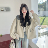 【新款】现货个性连帽短外套297-1992-P165-K268，女装短外套，艾艾淮淮