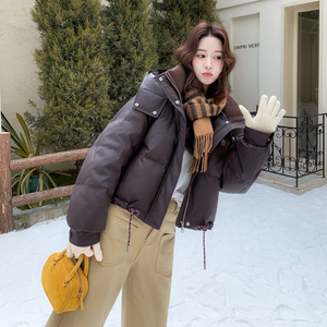 【新款】90绒现货拼接保暖羽绒服297-1889-P295-K438图片