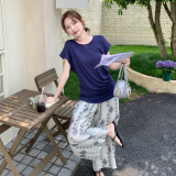 【新款】现货短袖上衣+阔腿裤套装297-1371-P125-K188，女装套装/套裙，艾艾淮淮