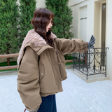 【新款】90绒现货大翻领牛角扣羽绒服297-1879-P295-K438，女装棉衣/棉服，艾艾淮淮