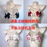 Прозрачный корсет+атласный лук+жемчужина