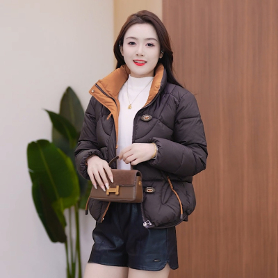 洋气短款小个子石墨烯羽绒棉服女