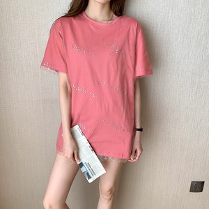 PS25843# 纯棉短袖t恤女夏韩版宽松打底衫学生上衣潮 服装批发女装直播货源