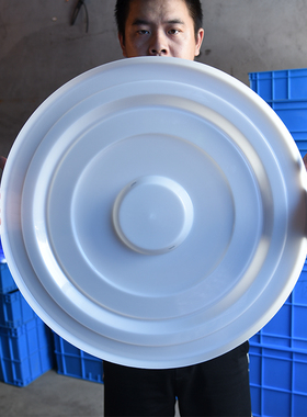 圆形环卫塑料桶盖子水桶盖50L60L100L160L280L新料加厚单卖盖子