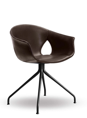 Ginger Ale Chair现代姜椅设计师家用书房椅旋转餐椅头盔玻璃椅