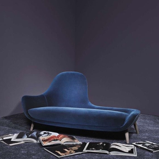 Mad Chaise Longue设计师创意个性躺椅 样板房客厅布艺贵妃沙发椅