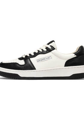 韩国ept官方授权板鞋小白鞋熊猫黑白全皮运动低帮增高男女