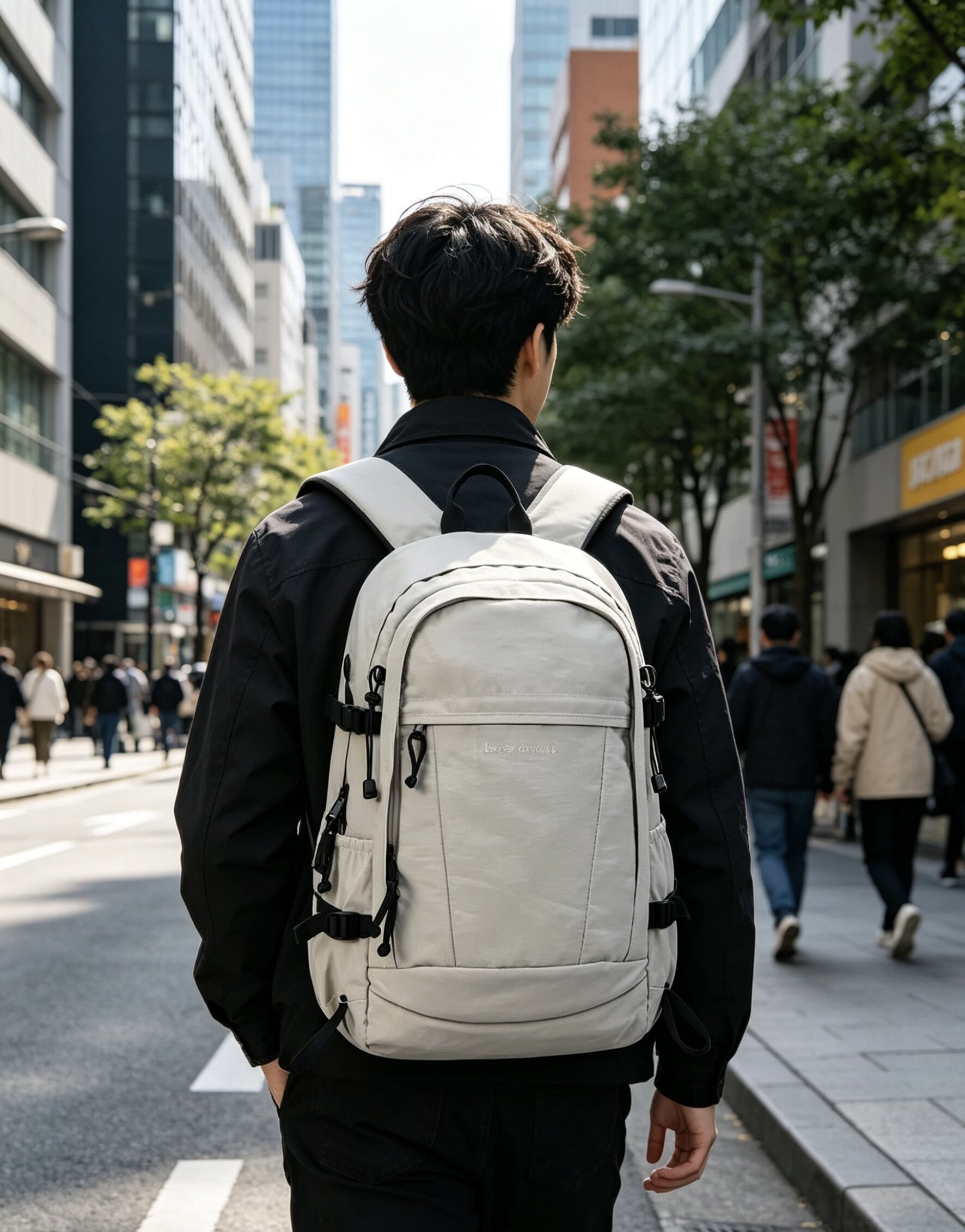 户外徒步登山包轻便双肩包新款轻量化学生包大容量旅行防水背包男
