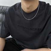 YiJian项链男不掉色蛇骨链锁骨钛钢百搭女潮帅高街极简链条素美式