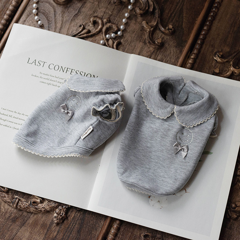 淘淘花瓣学院风基本款内搭打底衫狗狗衣服春秋装宠物衣服格雷系T,宠物/宠物食品及用品,狗宠物服装/雨衣,淘宝优惠券,粉丝福利购,淘宝优惠卷