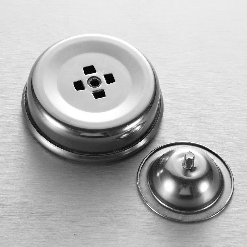 全钢不锈钢汤桶盖子提手水桶盖把手顶珠盖帽钉珠水桶盖子防滑通用