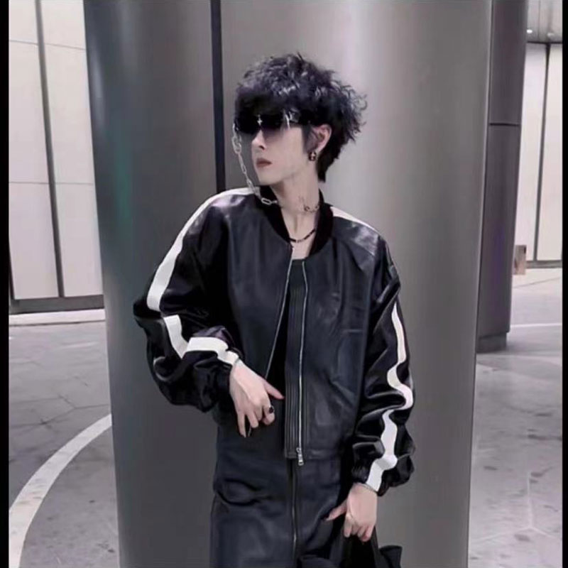 欧品雅壹短款绵羊皮皮衣