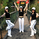 套装 新款 夏装 白色跳舞长裤 服装 跳舞裤 炅妍广场舞运动裤 子夏季 夏 裤