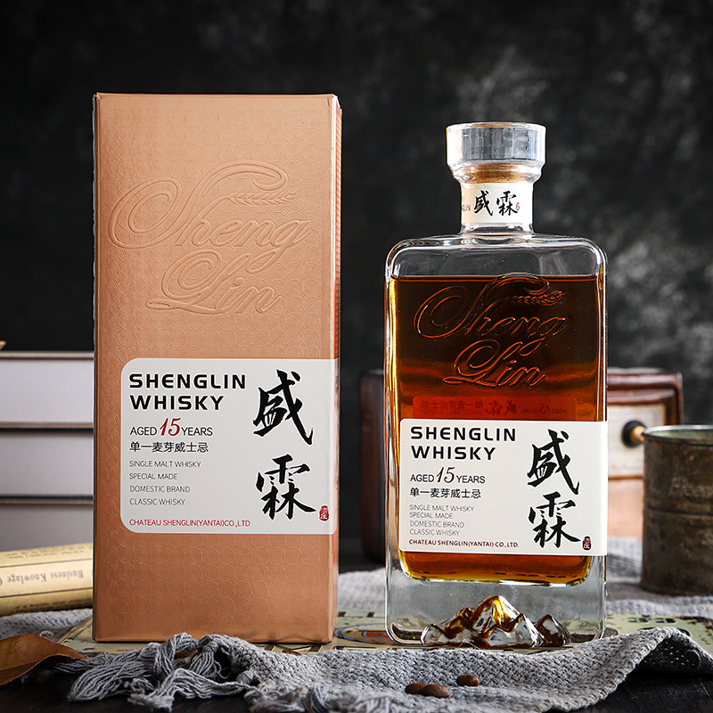 正品洋酒单一麦芽威士忌15年烈酒礼盒套装鸡尾酒基酒生命之水包邮