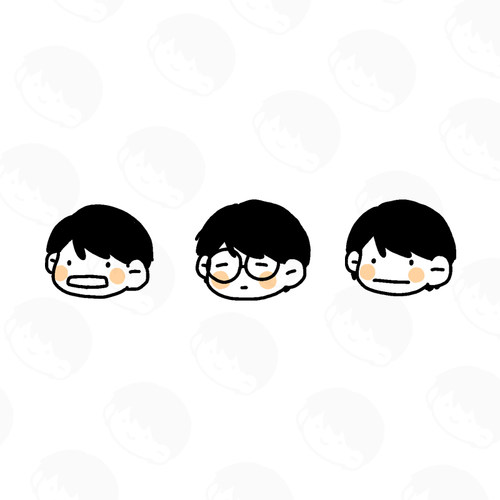 小表情印章装饰学生用