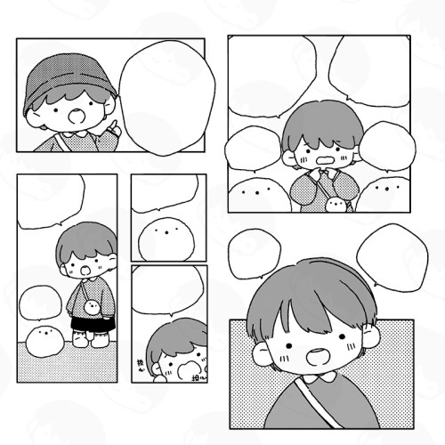 人类文具研究所漫画系列手帐印章