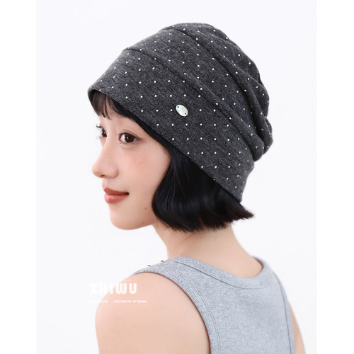 知雾慵懒风波点包头帽女