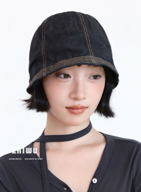 知雾小众设计感渔夫帽女双面戴