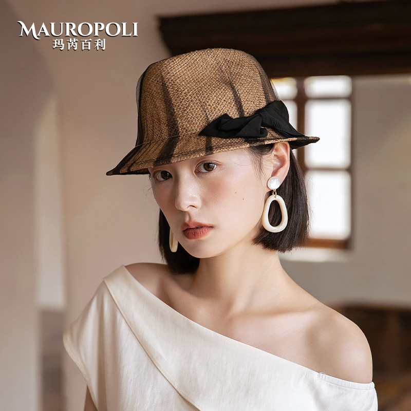 夏季宝草手编礼帽女款巴拿马草帽