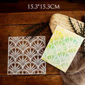 辅助模板junkjournal新款 兔子家 手账尺镂空雕刻PET塑料遮蔽板