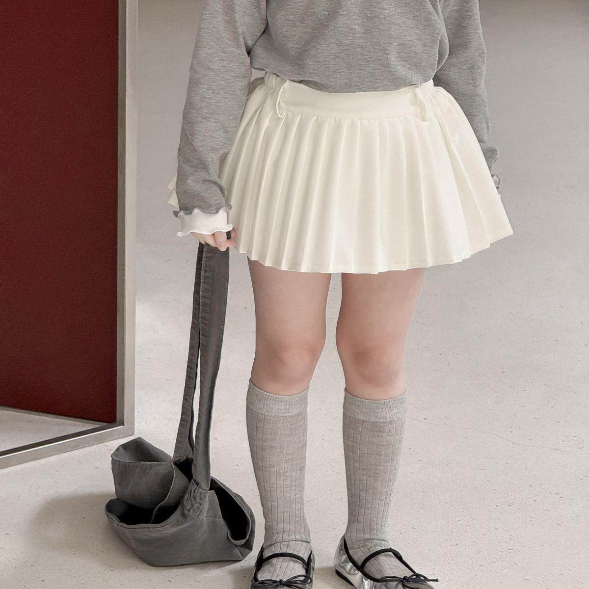 【百褶】女童半身裙小短裙