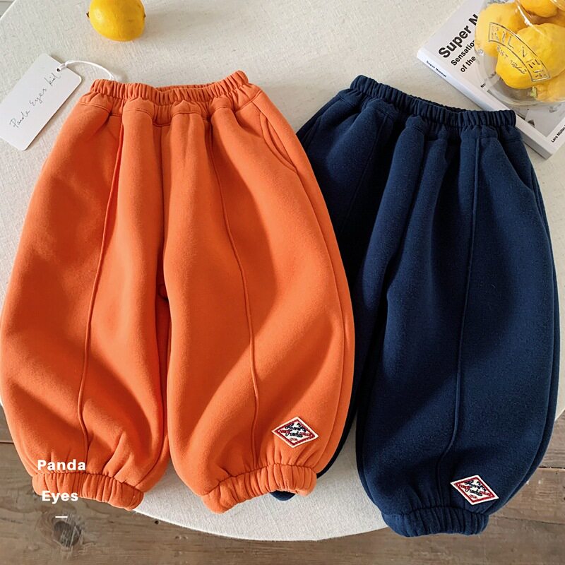 2026新款儿童秋冬装卫裤中小童男孩加绒加厚男童运动裤秋冬款裤子