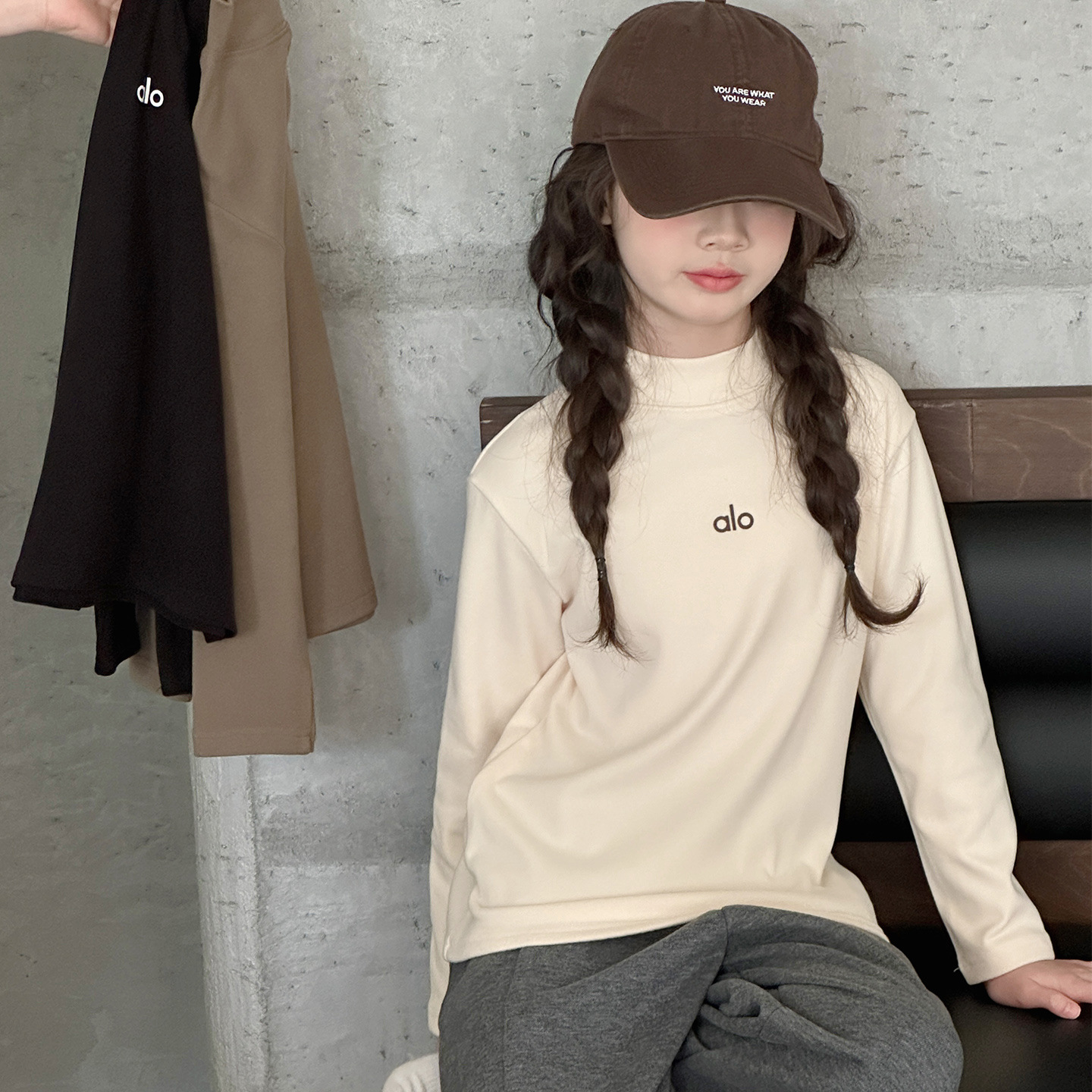 女童德绒打底衫秋冬2026新款儿童加绒上衣内搭女大童冬季长袖t恤