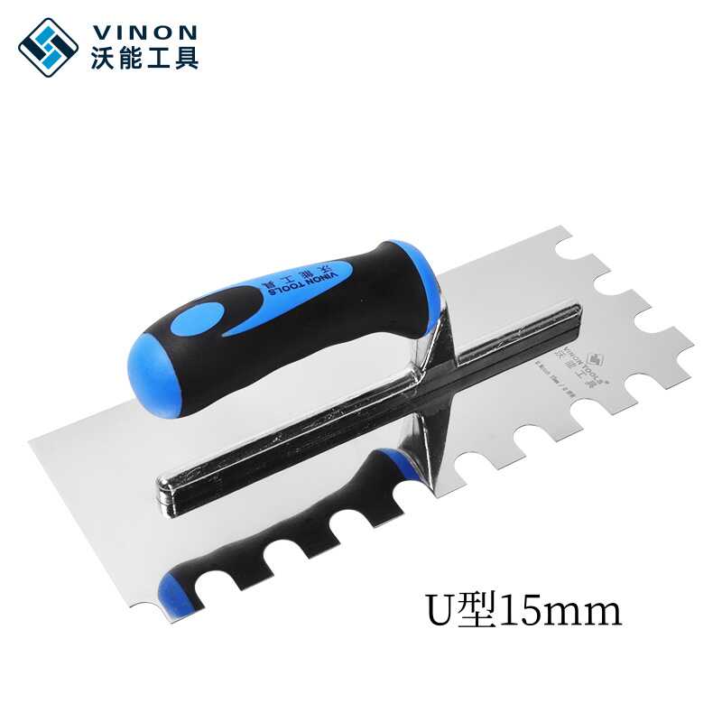 不锈钢齿形刮板抹泥刀