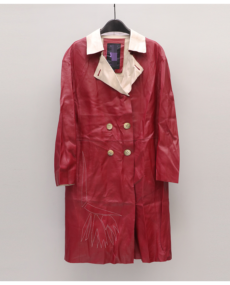 时尚柔软绵羊皮真皮外套皮衣