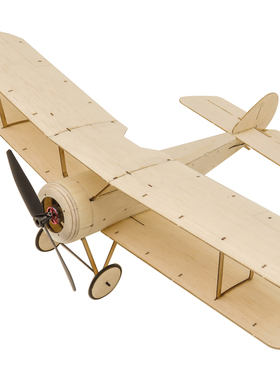 室内mini飞机K6 Sopwith Pup幼犬378MM微型轻木固定翼拼装套材
