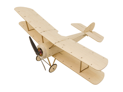 室内mini飞机K6 Sopwith Pup幼犬378MM微型轻木固定翼拼装套材